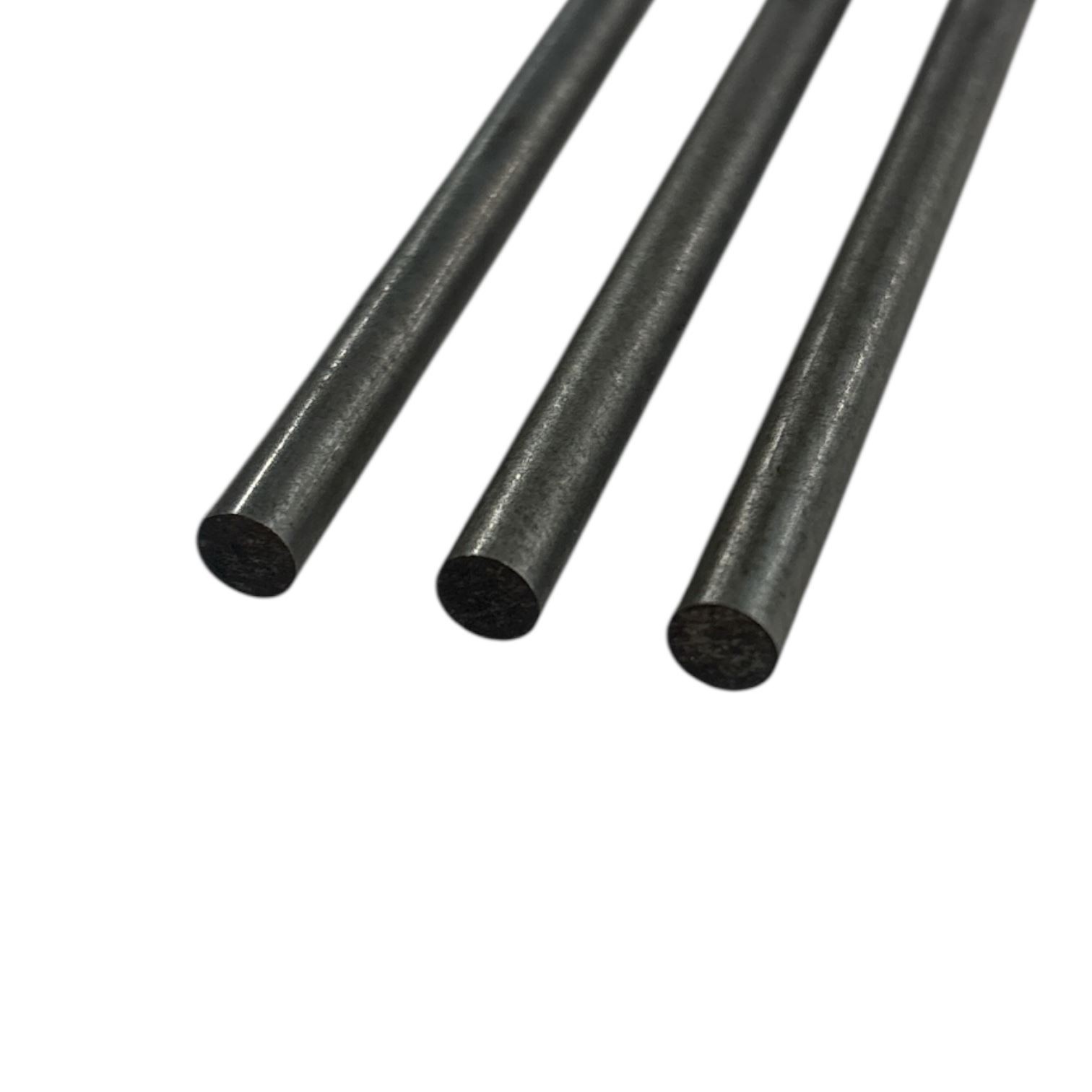 0.250 (1/4 inch) x 24 inches (3 Pack), 12L14 Steel Round Rod, Cold Finished