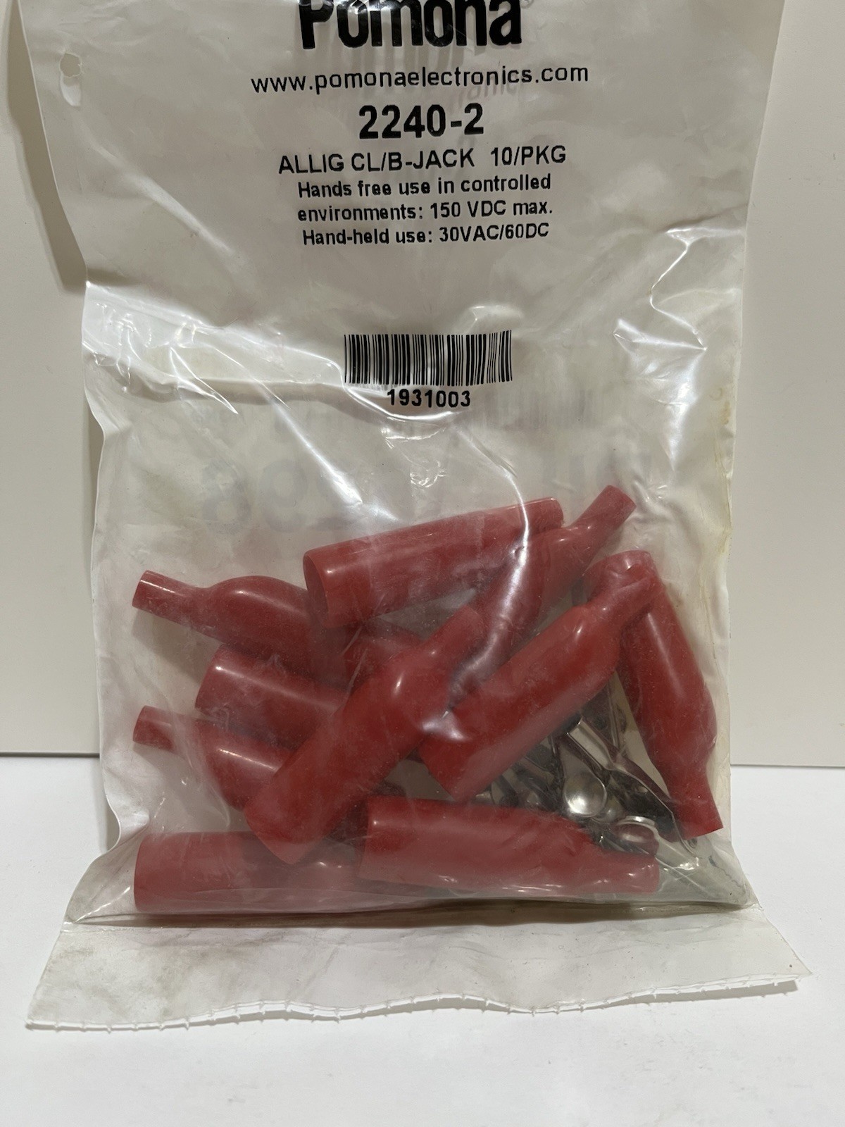 POMONA 2240-2 Alligator Clip 10 Pack LOT OF 3 NEW IN PACKAGING