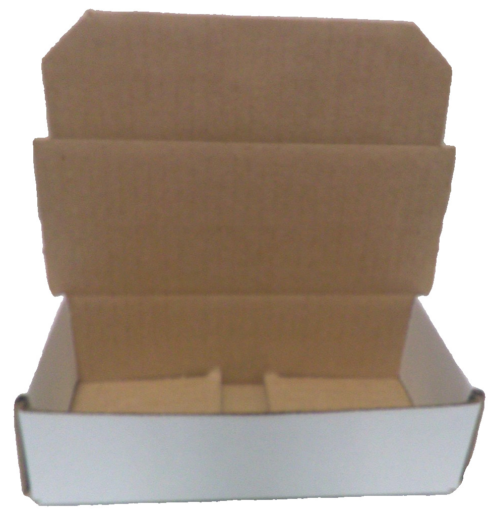 8x6x4 White Corrugated Shipping Mailer Packing Box Boxes 8″ x 6″ x 4″ 50/bundle
