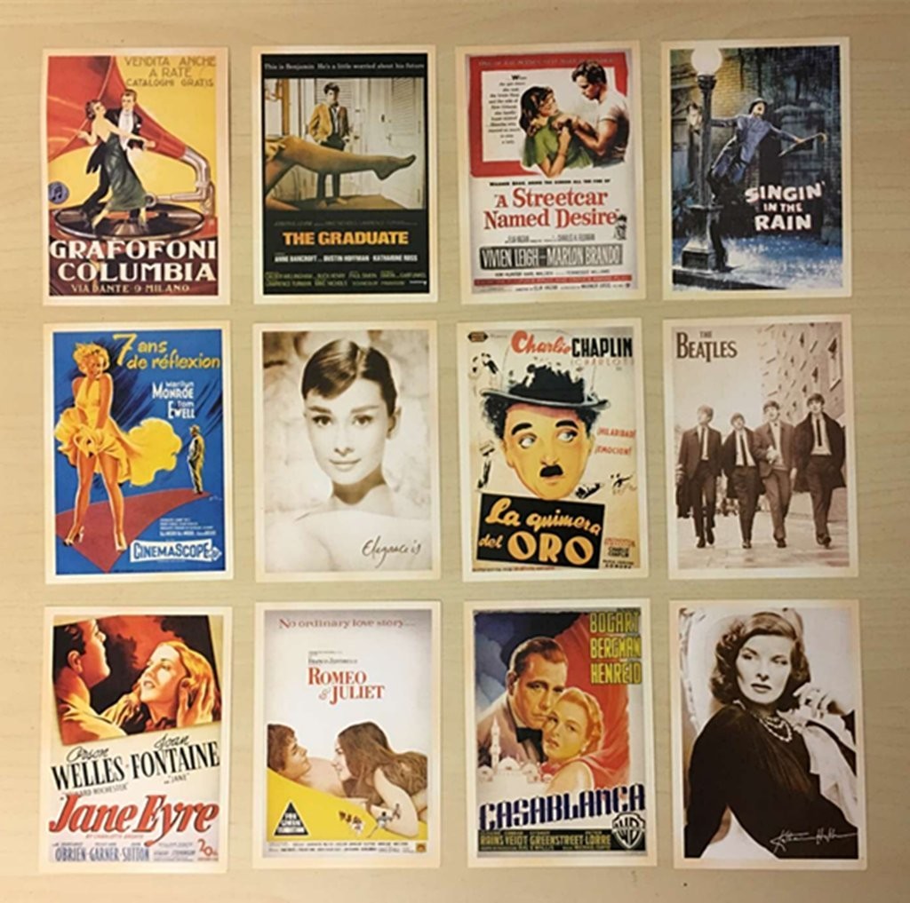 DreamHigh Collectable Vintage Postcards 4 x 6 inches, as the pictures show