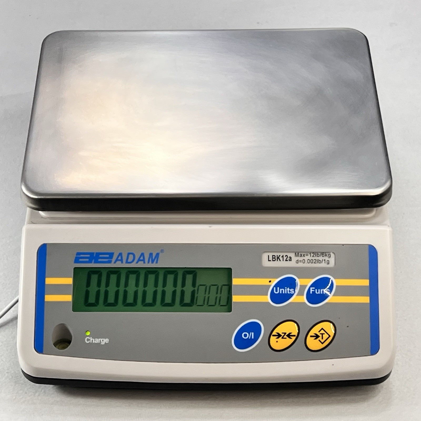 Adam Equipment Scale Digital Top Loading 12lb/6kg Quick Weight Fast LBK 12a