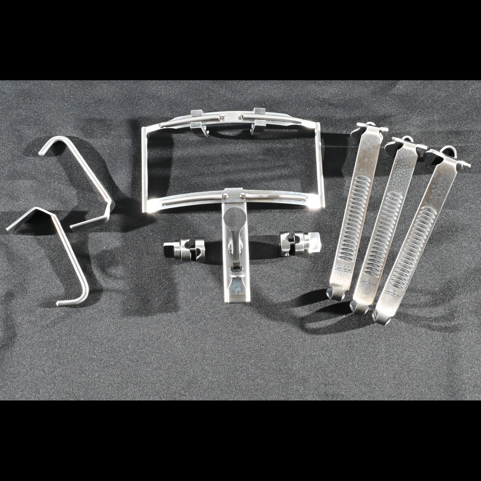 Integra Jarit Dingman Mouth Gag 450-090 w/ 3 Tongue Blades & Case