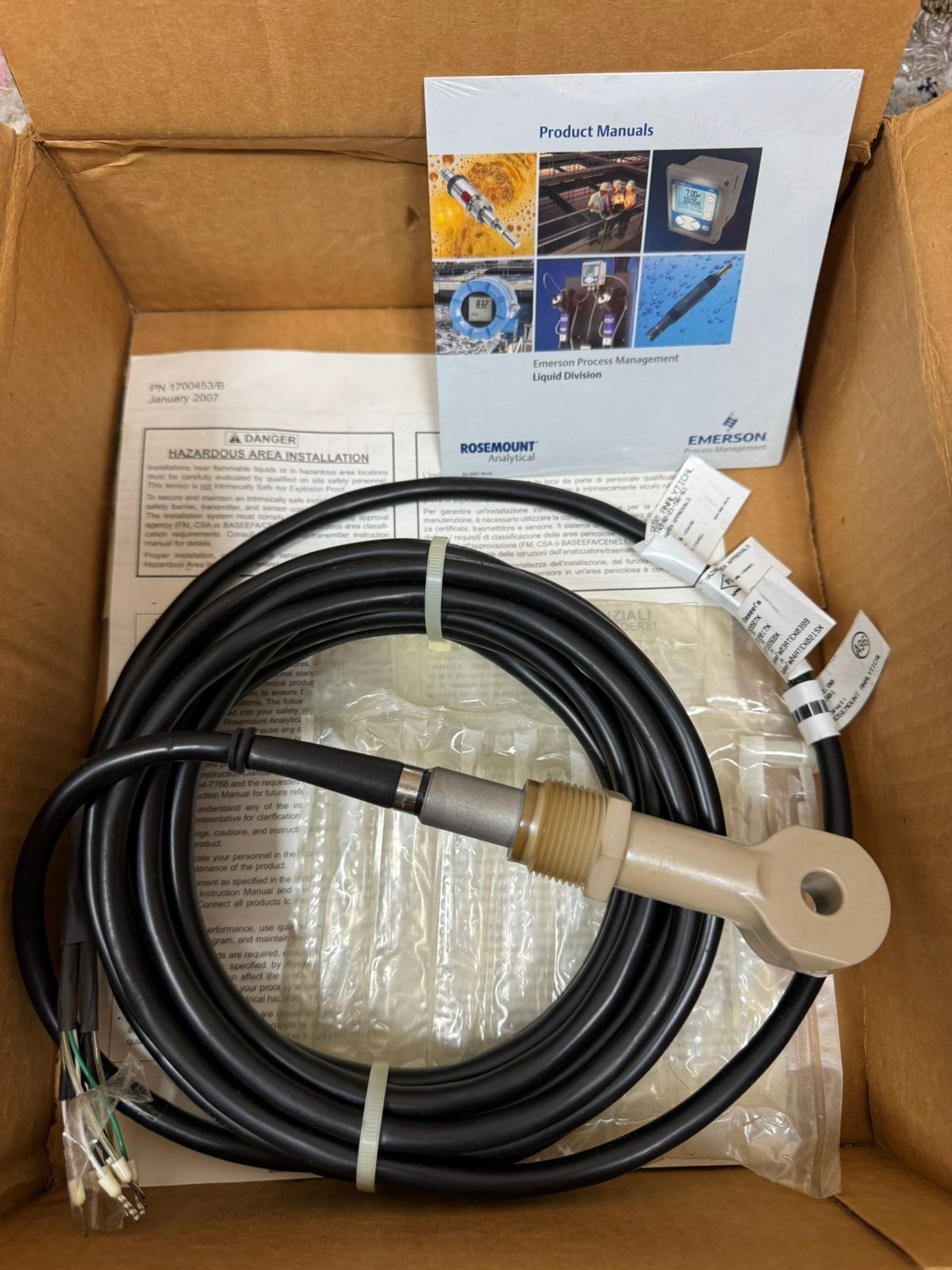 Rosemount / Toroidal Conductivity Sensor / 228-02-21-56-61 / 295psig – 2135kPa
