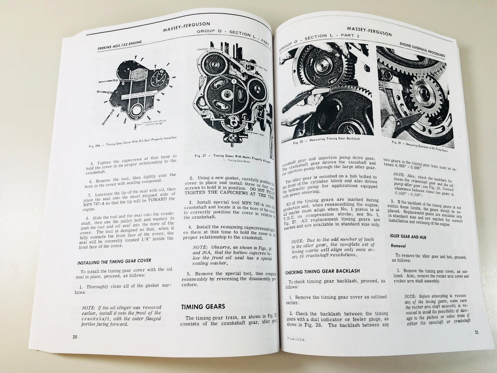 30 35 50 Tractor Service Manual Massey Ferguson MF 35 50 MF30 MF50 TO35 F-40