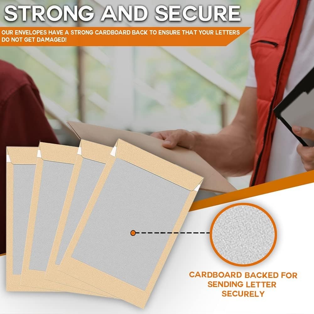 Please Do Not Bend Hard Card Board Backed Envelopes Brown Manilla C6 C5 A5 A4 A3