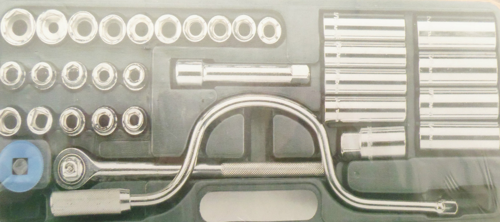 Power Procraft 34 Piece 1/2″ Drive Combination Socket Tool Set SS34B SEALED