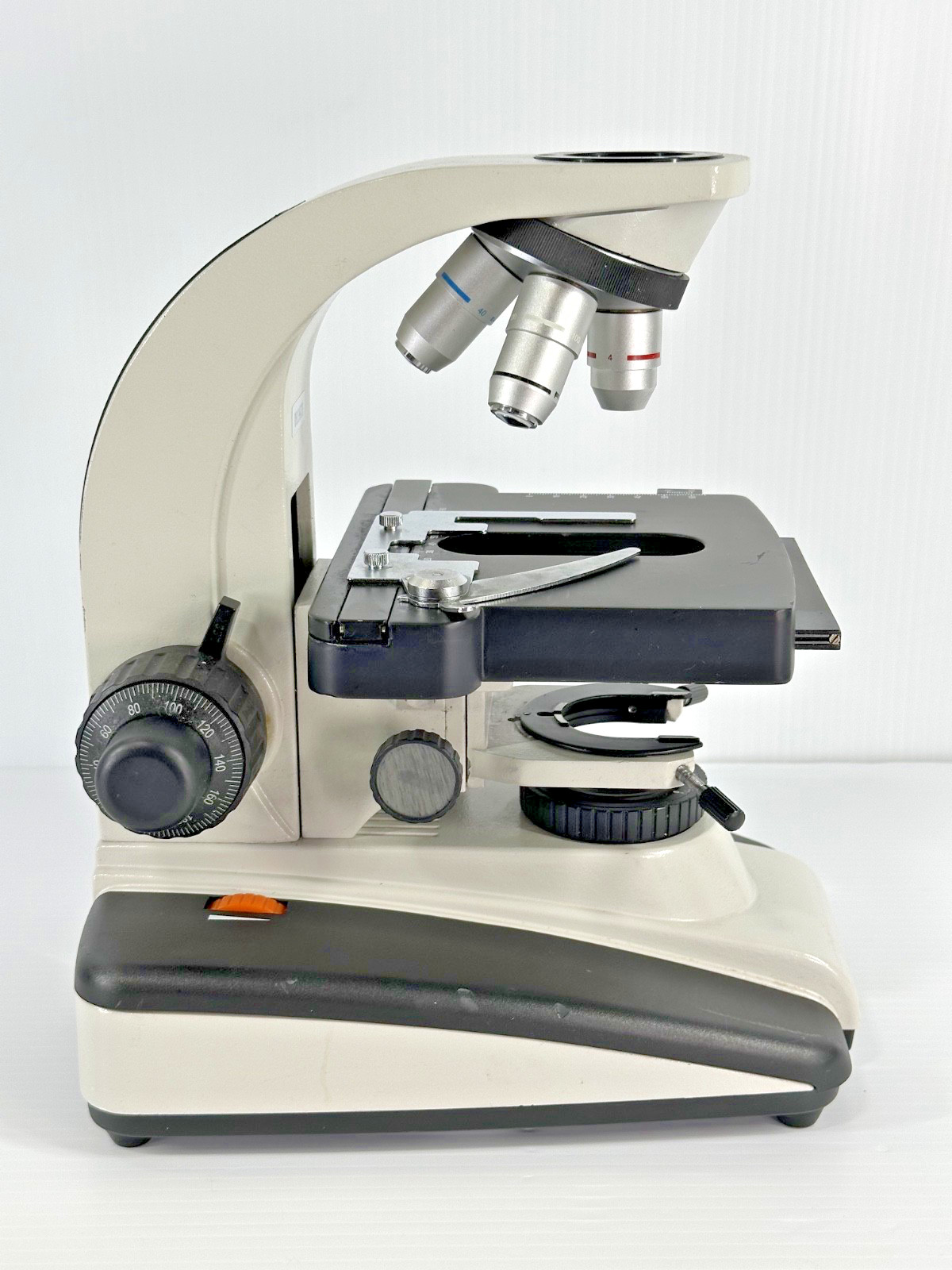 Unbranded Compound Laboratory Microscope 4x 10x 40x 100x Objectives