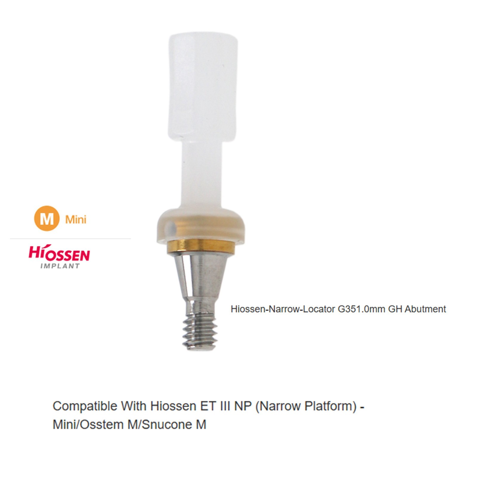 US Dental Attachment Locator Abutment for HIOSSEN ET ZEST Legacy anchor OSS