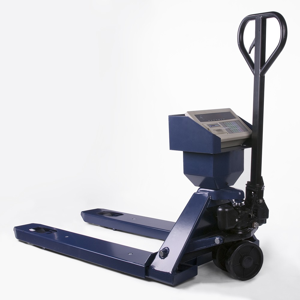 5 Year Warranty Pallet Jack Scale with Built-in PRINTER 5,000 x 1 lb Capacity