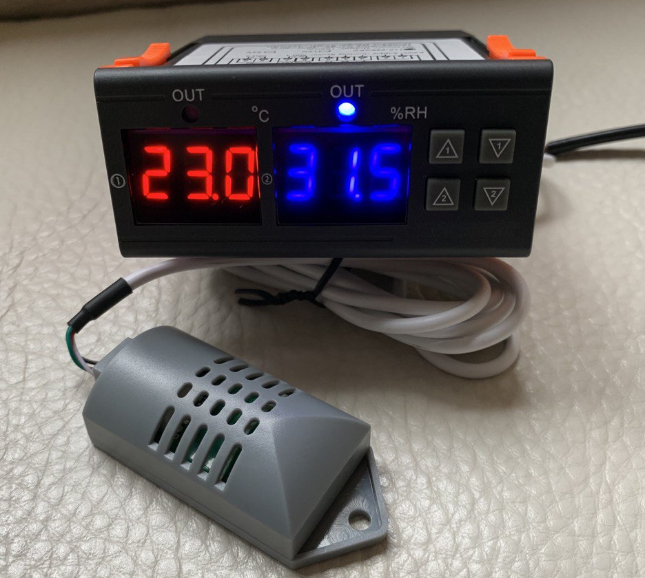 Temperature Humidity Thermostat Vent Home Attic Garage Basement Fan Ventilation
