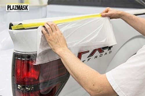 Pre-Taped Masking Film Roll 6ft x 65ft for Painting Auto Body Trim