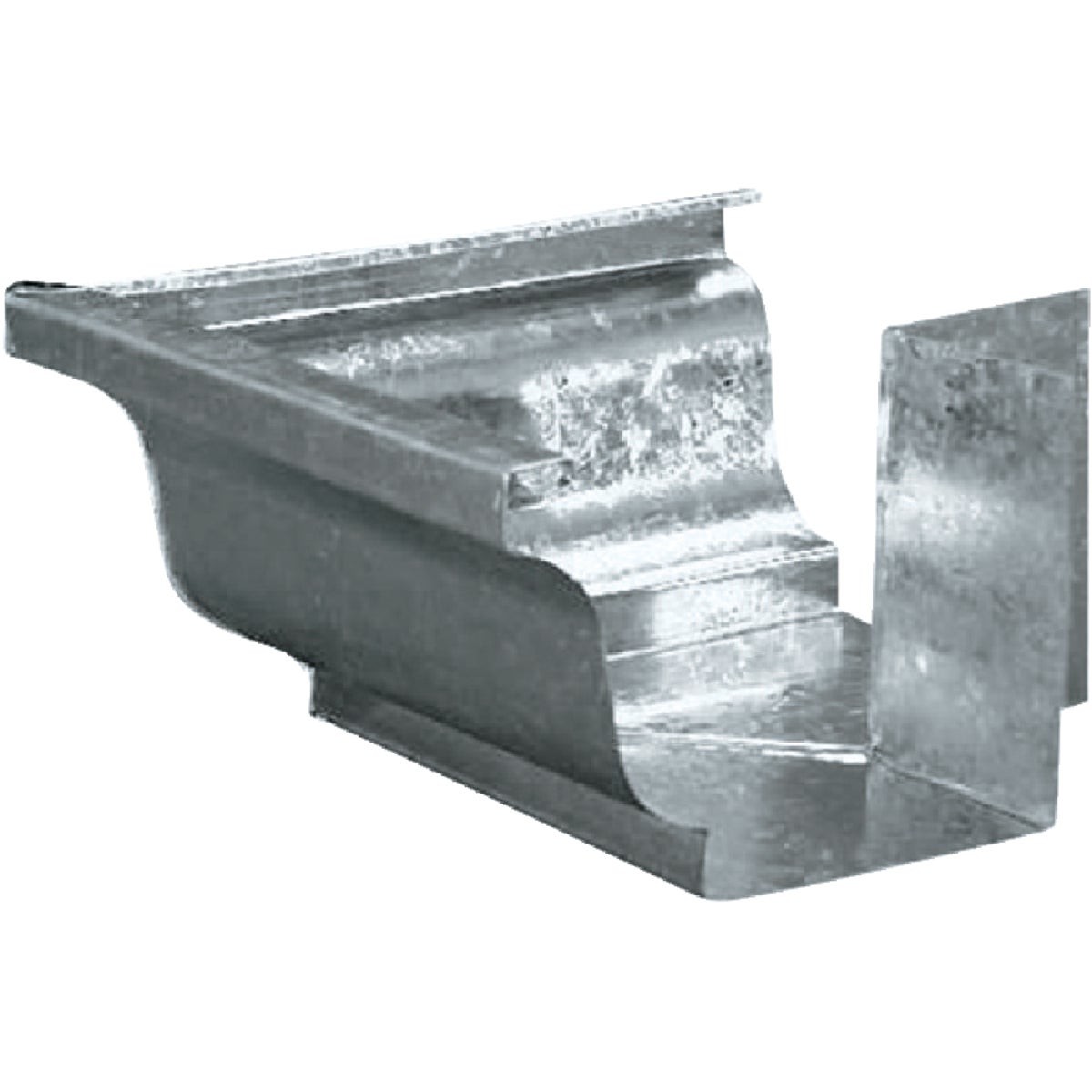 Amerimax 5 In. Galvanized Mitre Gutter Outside Corner 29202 Amerimax 29202