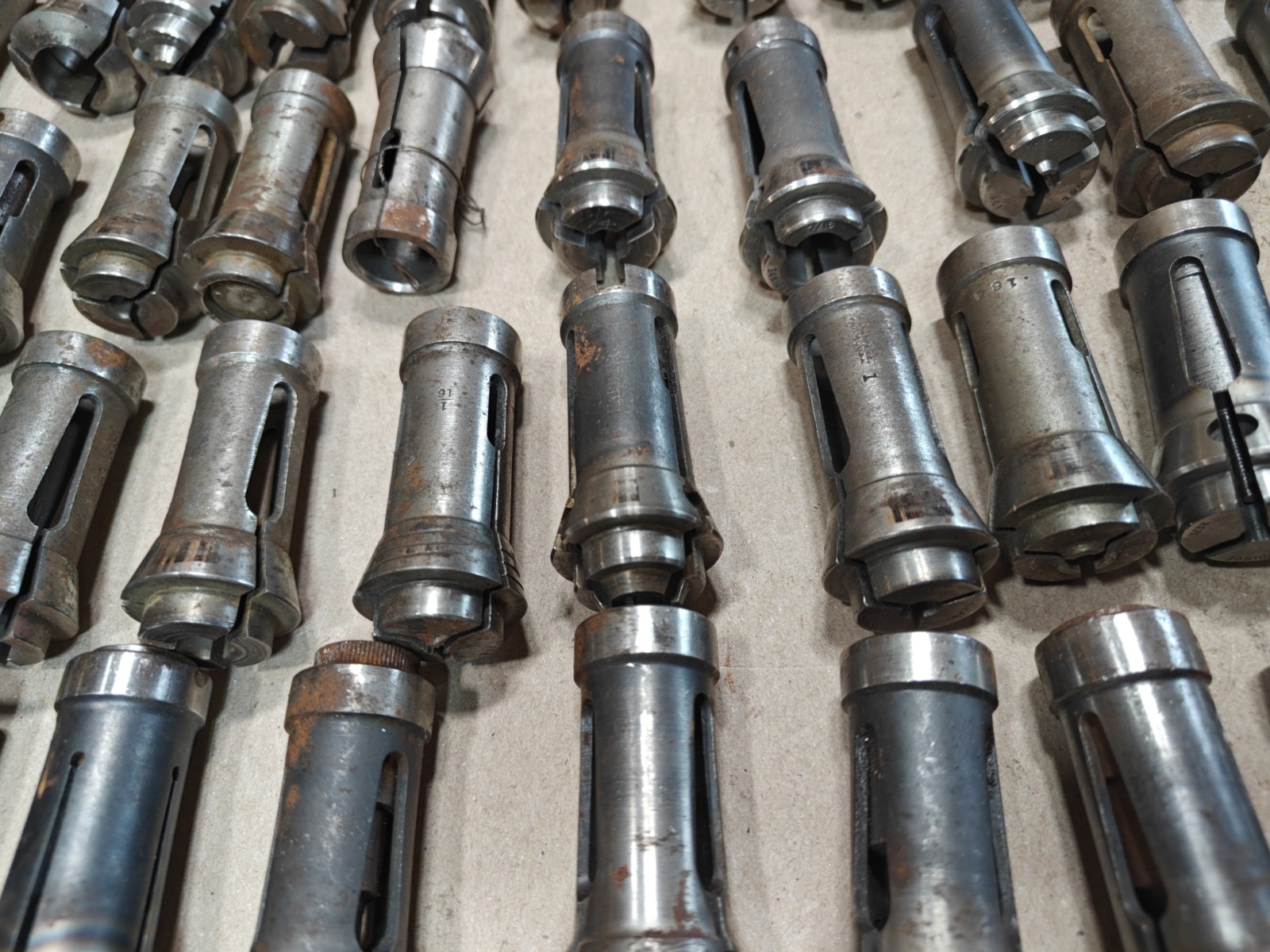 Lot Of 65, CNC Lathe Hardinge Nose Hex Collets Screw Machine Tools 🇺🇲