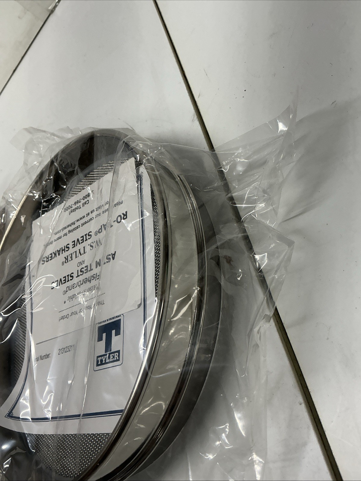 Fisherbrand Test Sieve 8”-HH-SS-SS-US-#20 SIEVE V-757