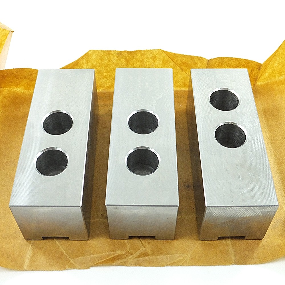 Kitagawa SB10A1 Power Chuck Flat Soft-Jaw for 10″ Chuck Set/3 Jaw Size 11x4x4 cm