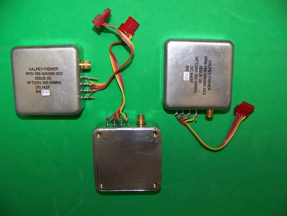 TWO 100MHz OCXO 20dBm out Step Recovery Diode drivers -154dBc/Hz@2KHz OS P.N. VP