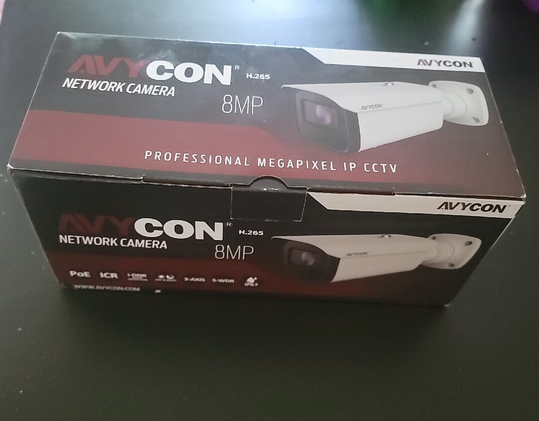 Avycon AVC-BHN81FT/2.8 8MP 4K Outdoor IP Network Bullet Camera, 2.8mm FIXEDLens