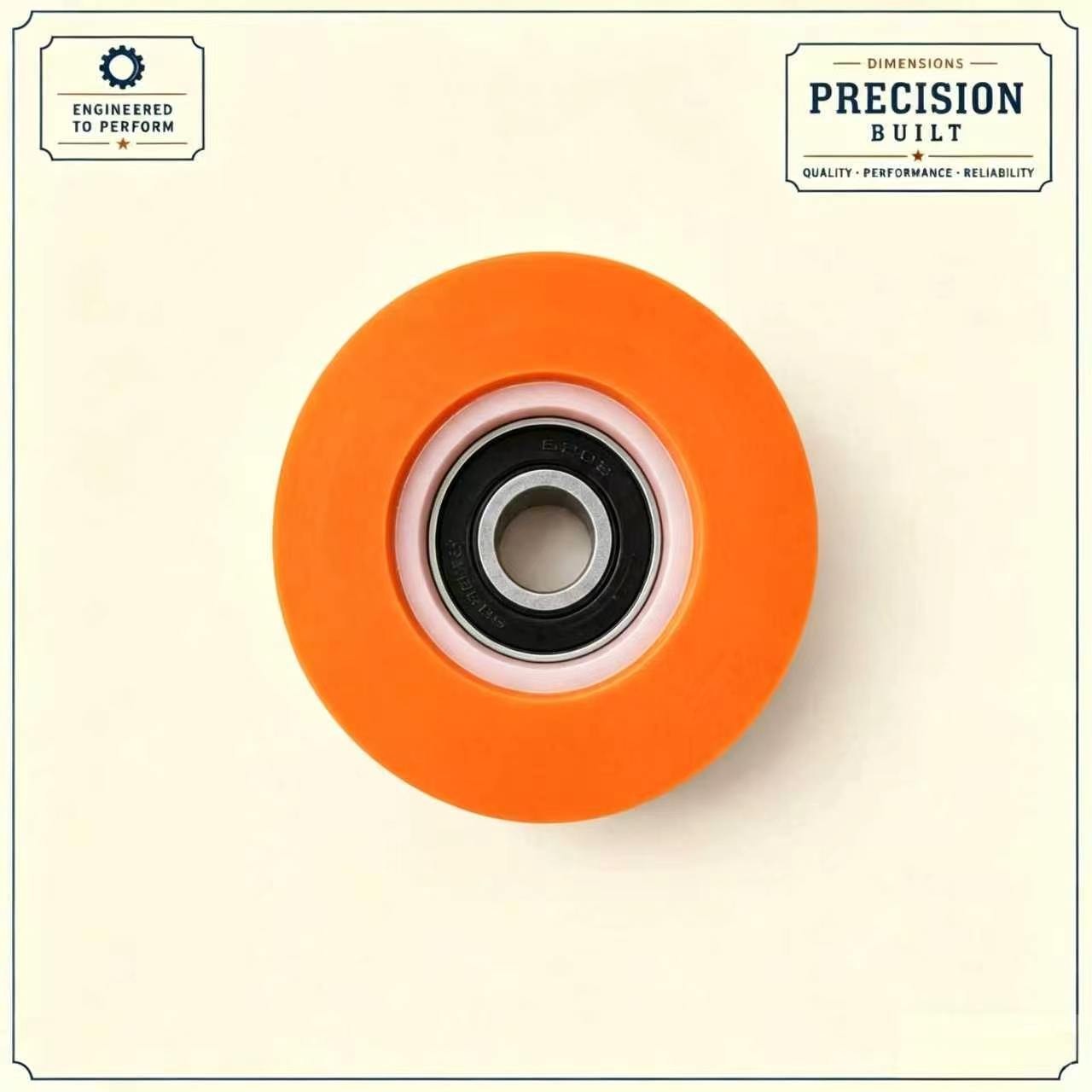 10 x SUPERIOR QUALITY ORANGE DRUM ROLLER BEARING FOR HUEBSCH/SQ/IPSO – 70568201