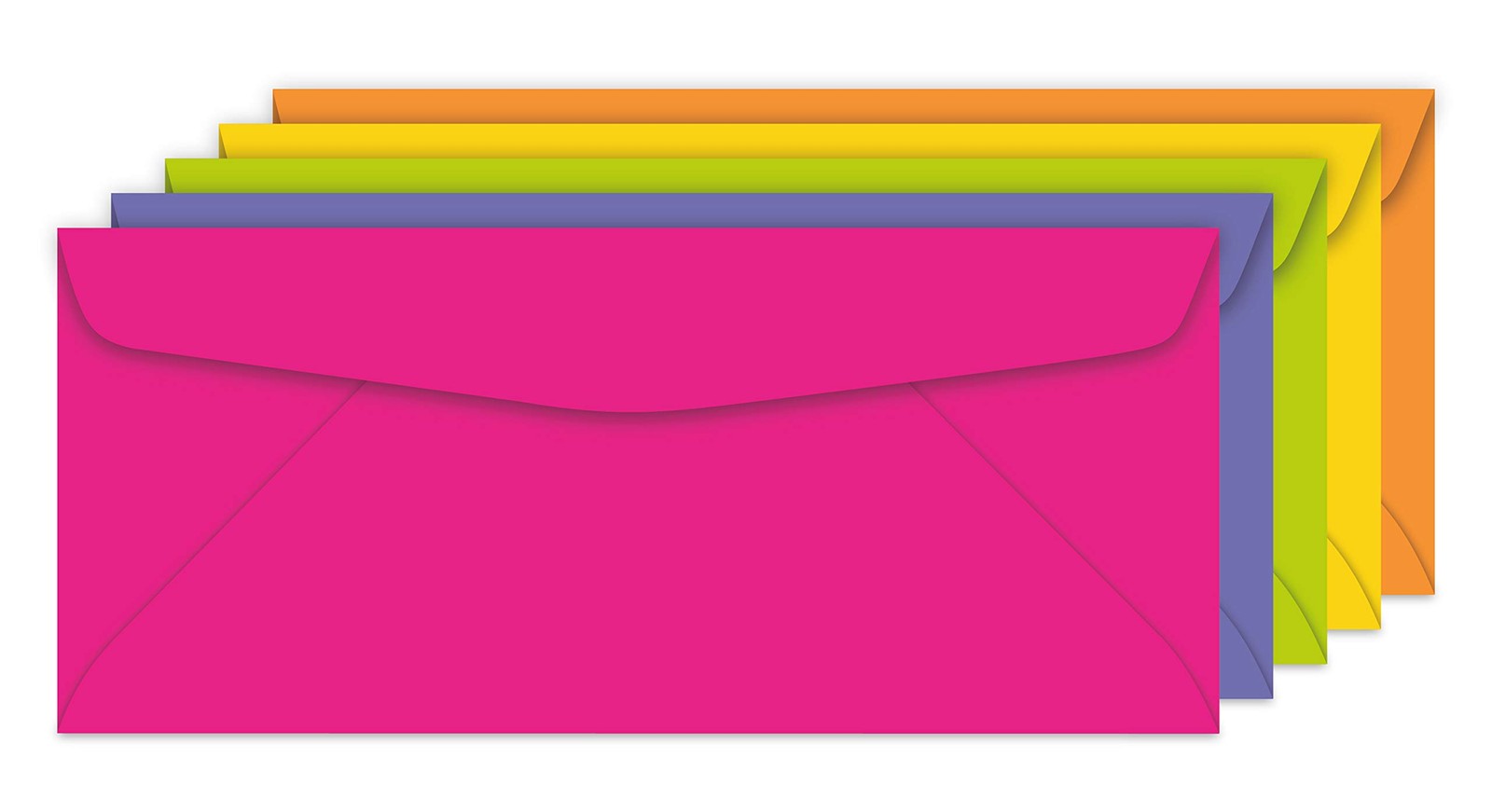 Astrobrights Happy 5 Color Envelopes Bulk Pack 200 Acid Free 4.125 x 9.5 Inches