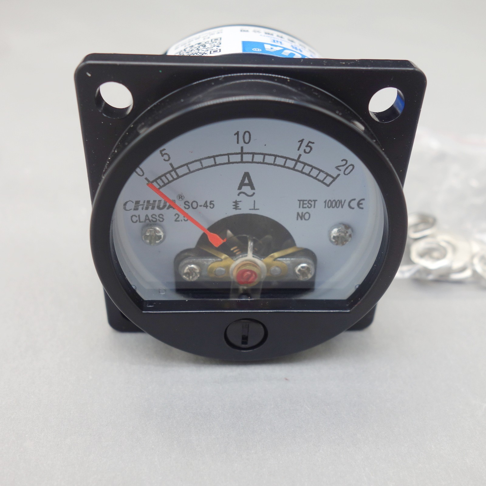 1pc AC 0-20A Analog Ammeter Panel AMP Current Meter SO45 directly Connect