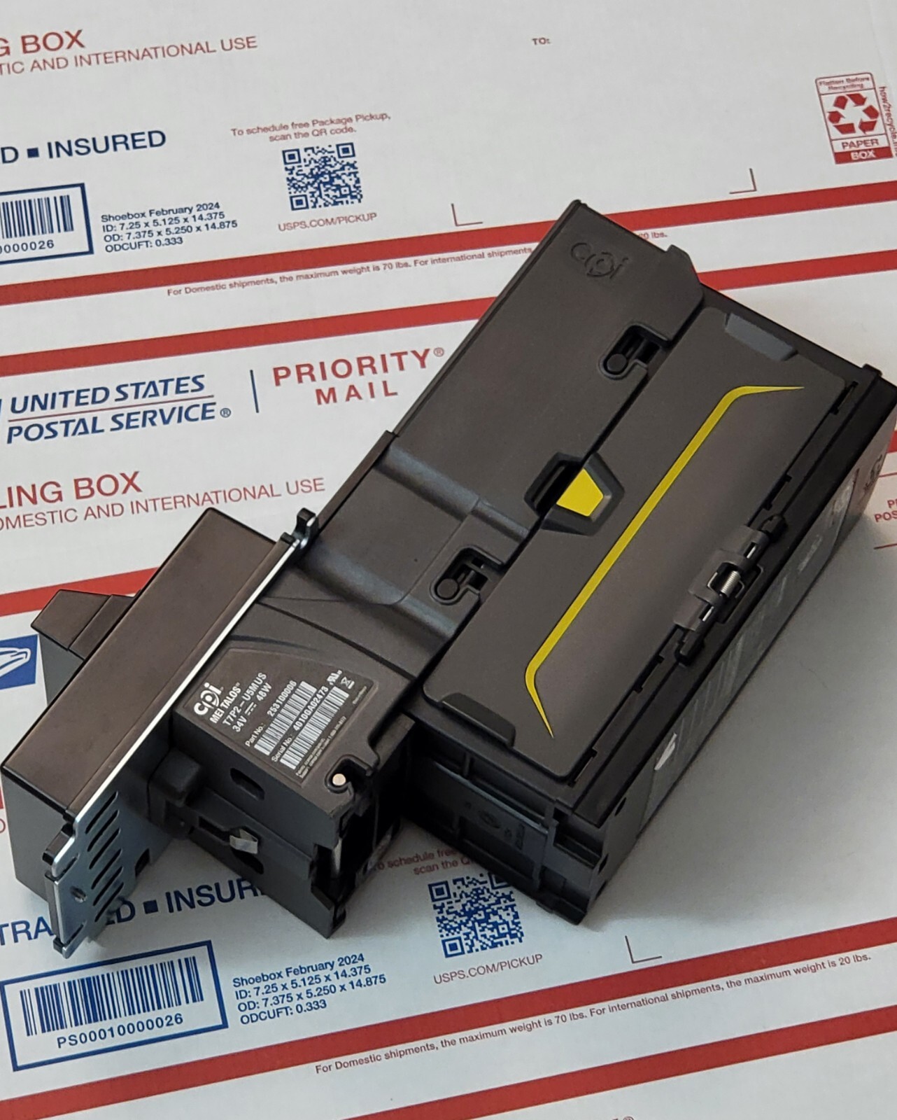 CPI / MEI Talos T7T2-U5M Bill Acceptor 24V-MDB – Accepts $1-$20 Refurbished