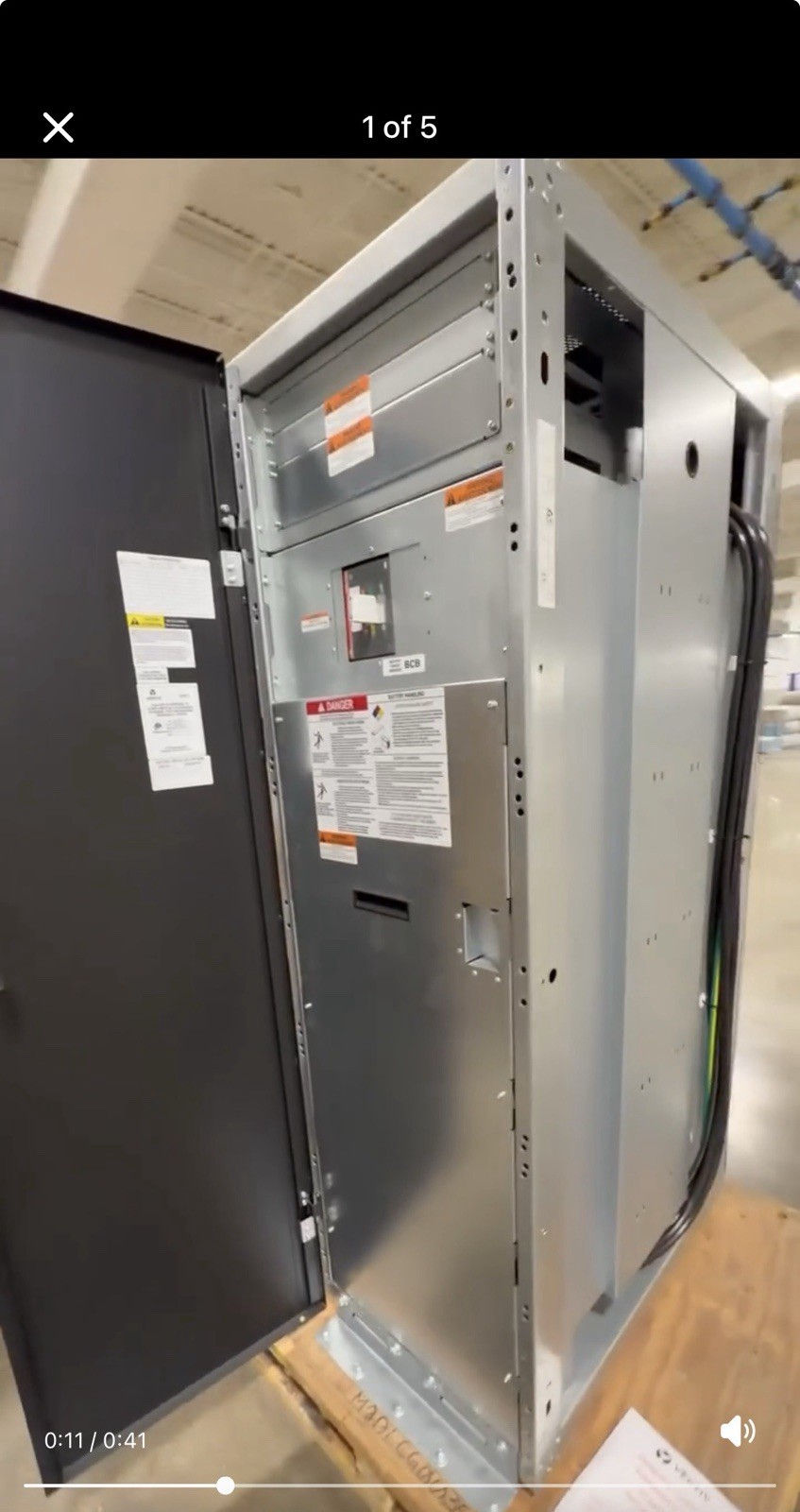 Vertiv Liebert EXM Battery Cabinet 288VDC 24 Lead-Acid 300Ah Vertiv Liebert EXM