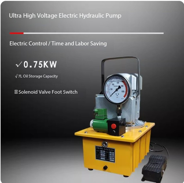 Electric Pump Station Solenoid Valve with Foot-Operated Hydraulic Press