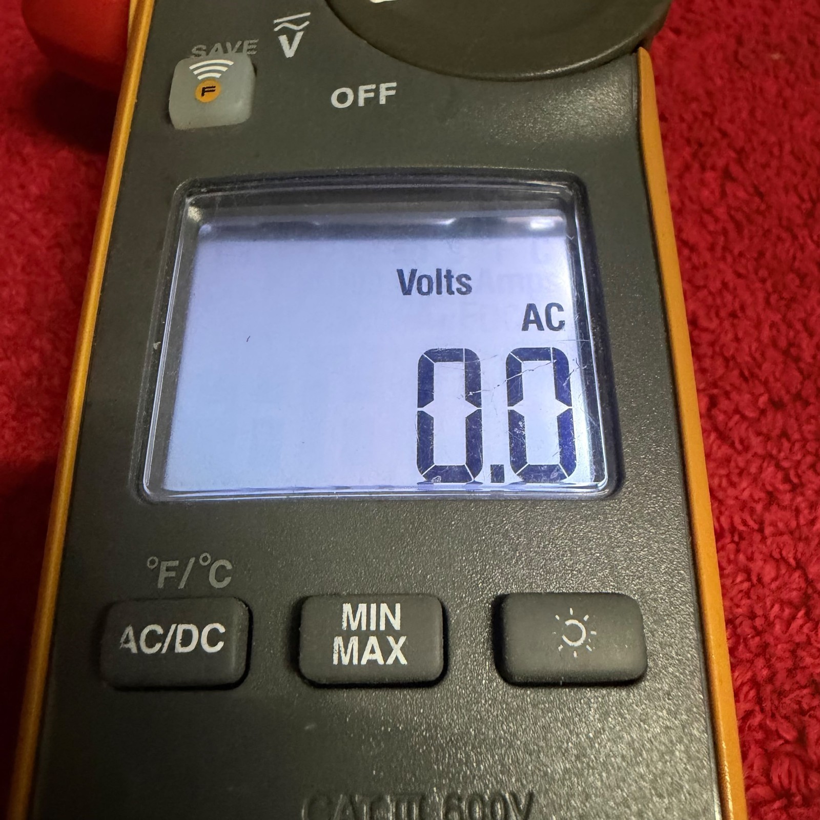 Fluke 902FC True-RMS HVAC Clamp Meter With Leads used