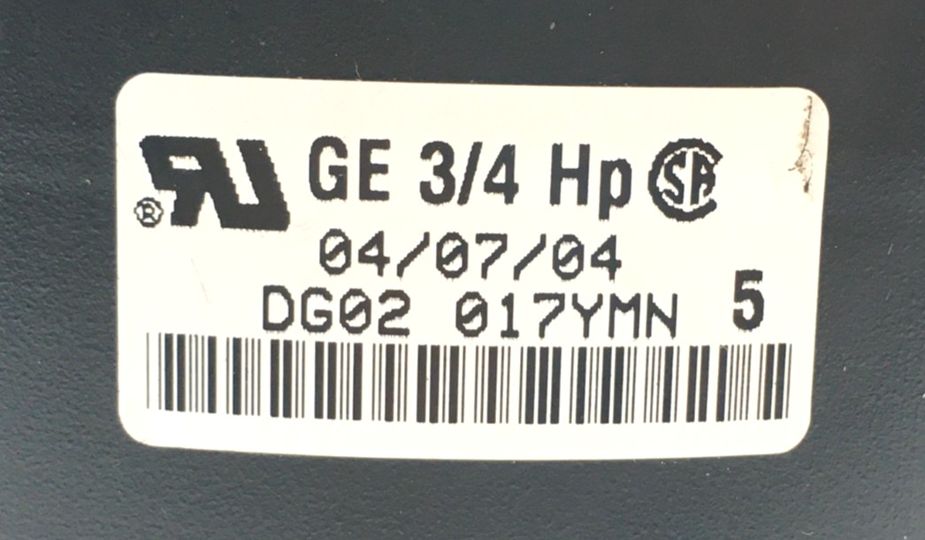 GE DG02 Module Only D341314P53 3/4HP 208/230V CW LE used #Z956