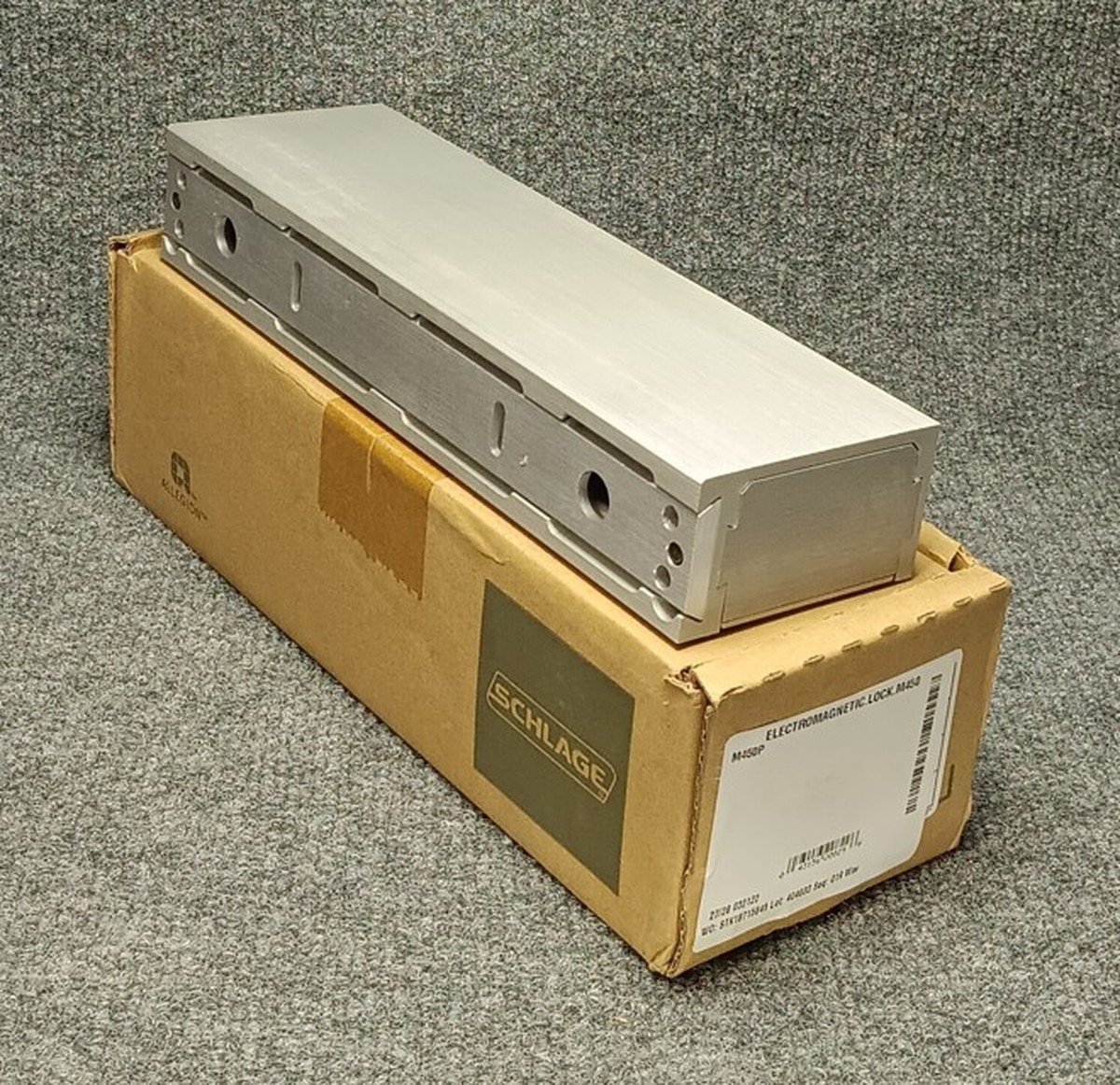 Schlage M452P Electromagnetic Lock Double Door 1000lb Maglock 12/24V Open Box