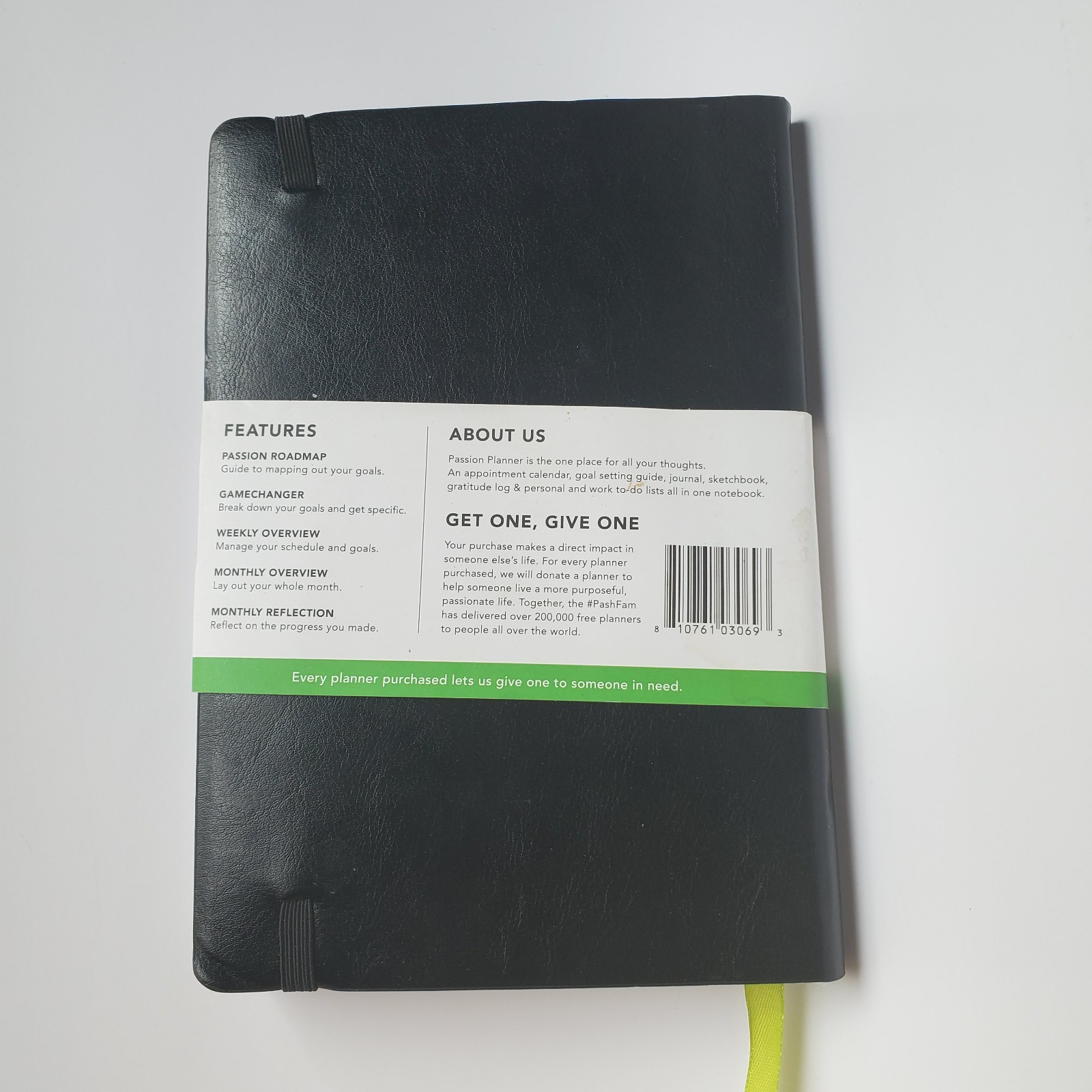 2020 Passion Planner Elite Black Small A5 Monday Start – 2026 Date Match (READ)