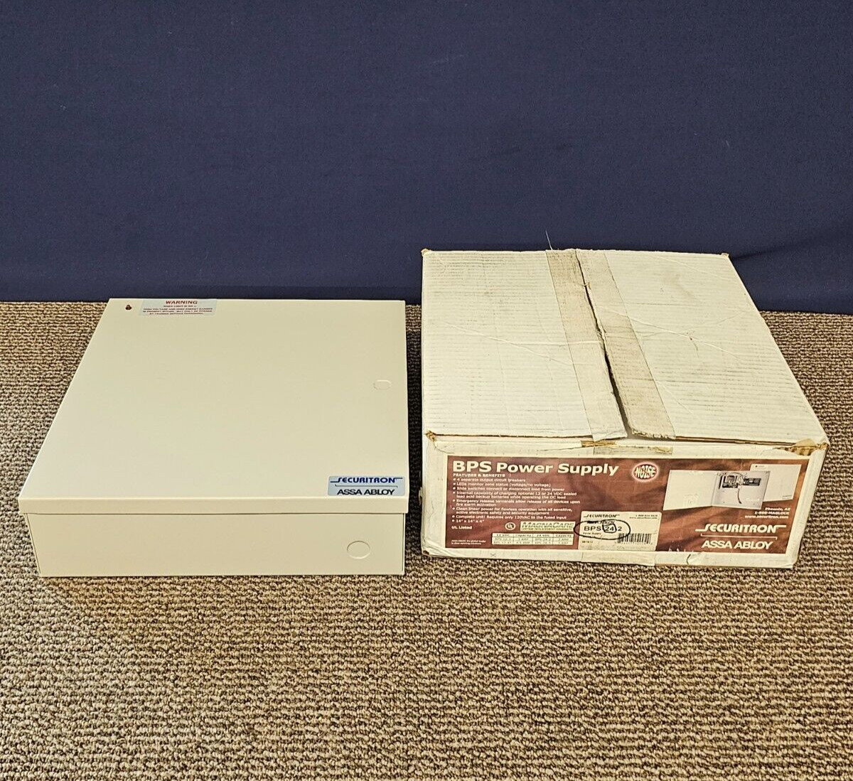 Securitron ASSA ABLOY BPS 24 2 Power Supply 12 24V VDC 2 Amp 2A Fire Alarm Box