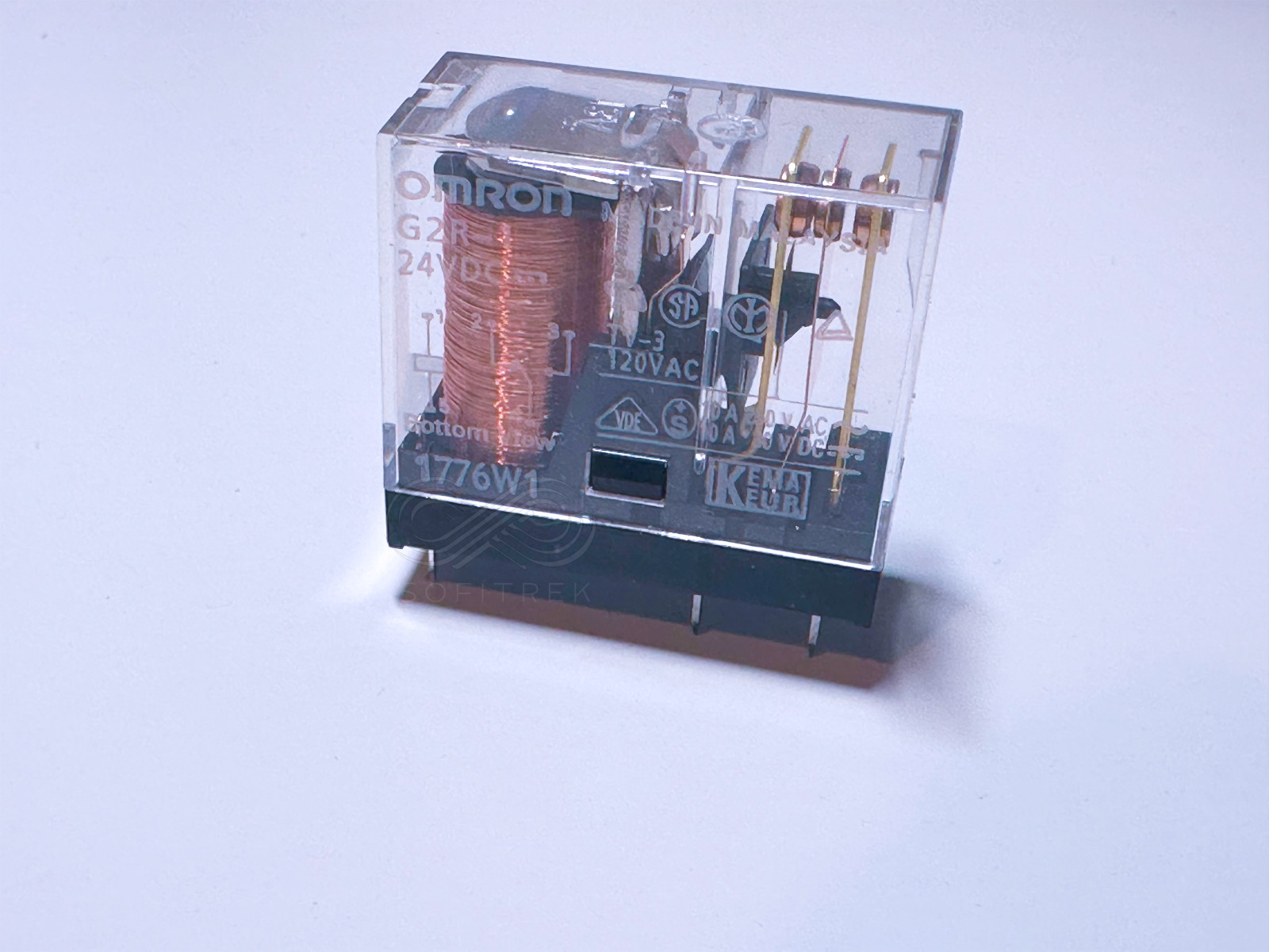 G2R-1 DC24 G2R-1 24VDC OMRON PCB Power Relay 24VDC SPDT 10A