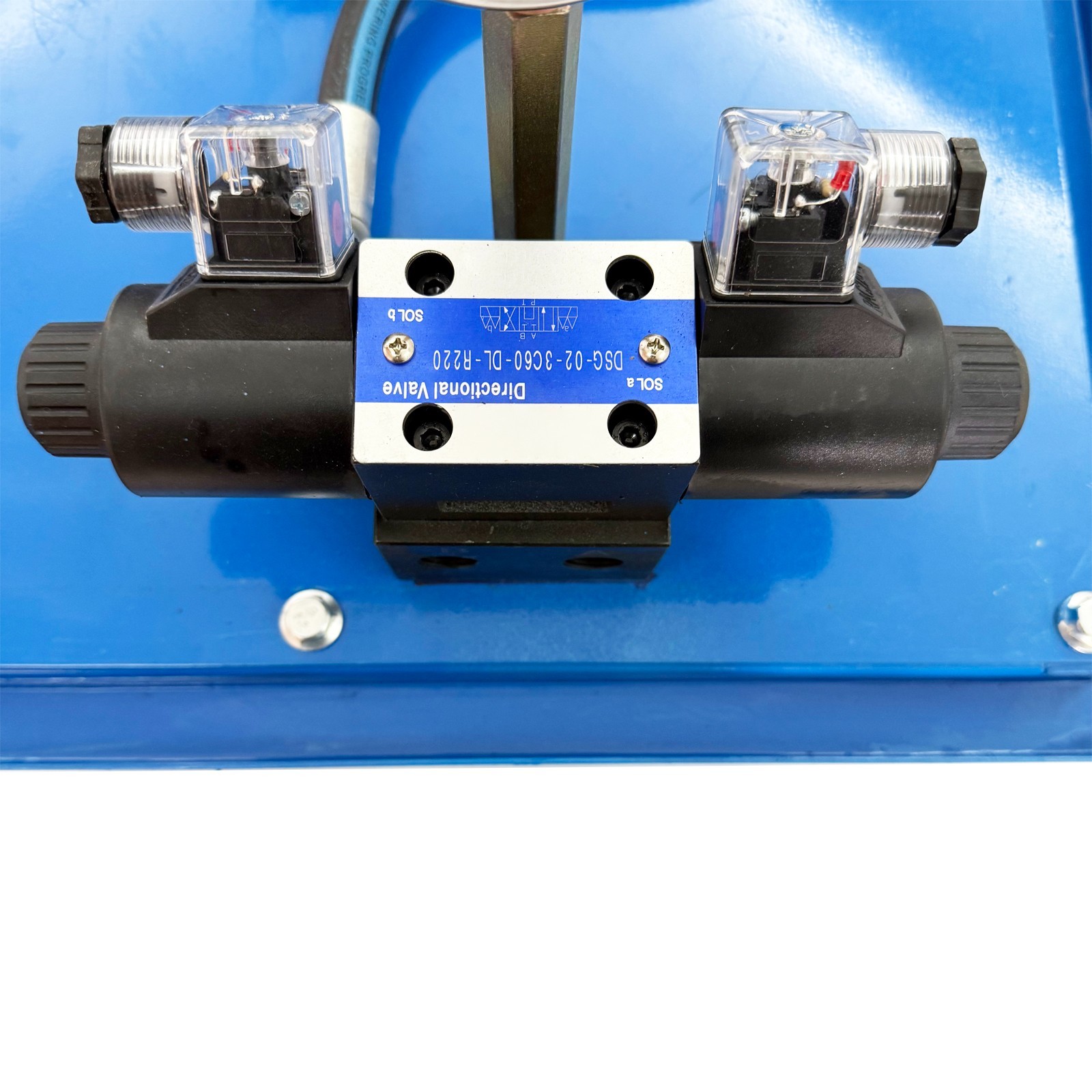 220V 3PH Double-end Valves Small Hydraulic Station Gear Pump 80L 2200W 14mpa