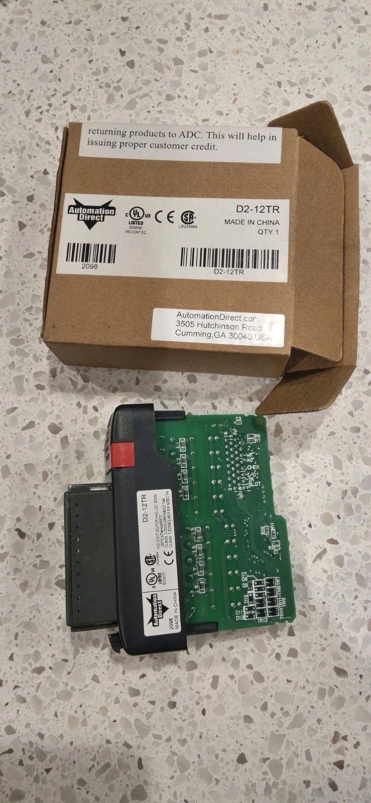 AutomationDirect D2-12TR New Sealed PLC Relay Output Module DL205 12-Point
