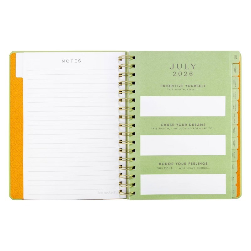 Be Rooted 7″x9″ A Look Ahead Academic 12 Months Weekly/View 2026-2027 Planner