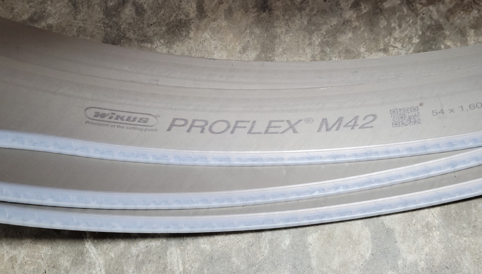 WIKUS PROFLEX M42 Bandsaw Blade, 54 x 1.60 mm x 2 1/8″ 3-4 ZpZP 15′ Long NEW