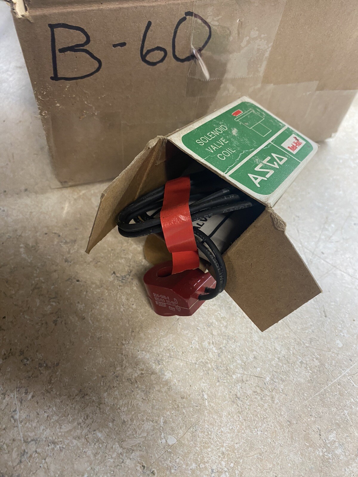 Asco 204-945-1-D 120V Solenoid Valve Coil W1B-RW New In Box