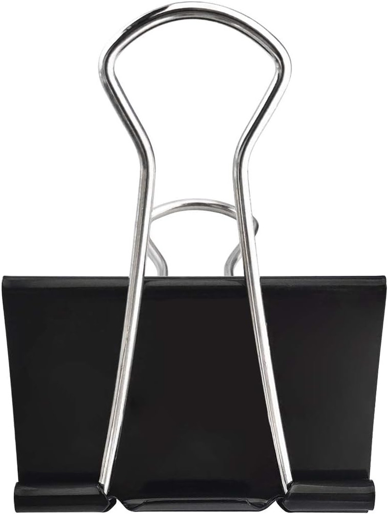 DSTELIN Extra Large Binder Clips 2.4-Inch (12 Pack), Big Paper Clamps for Office