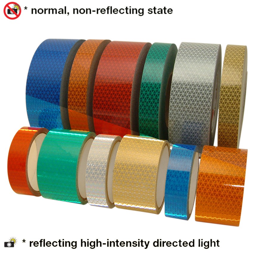 Oralite Microprismatic Conspicuity Tape (V92-DB-COLORS): 1 in. x 30 ft. (Green)