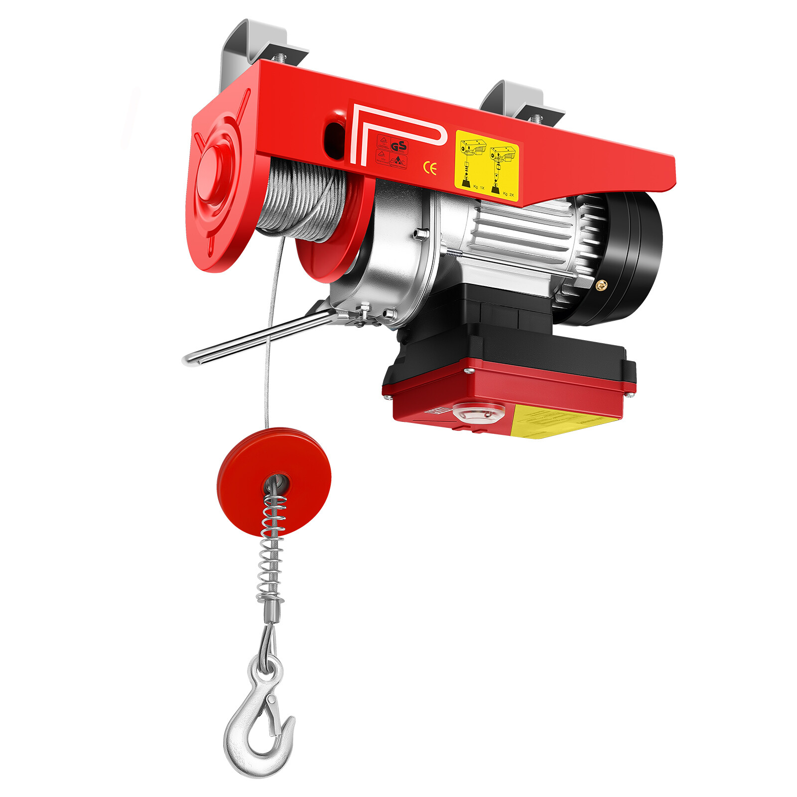 2-In-1 Electric Handling Winch Wireless Lifting Hoist & Remote 440lbs/200kg