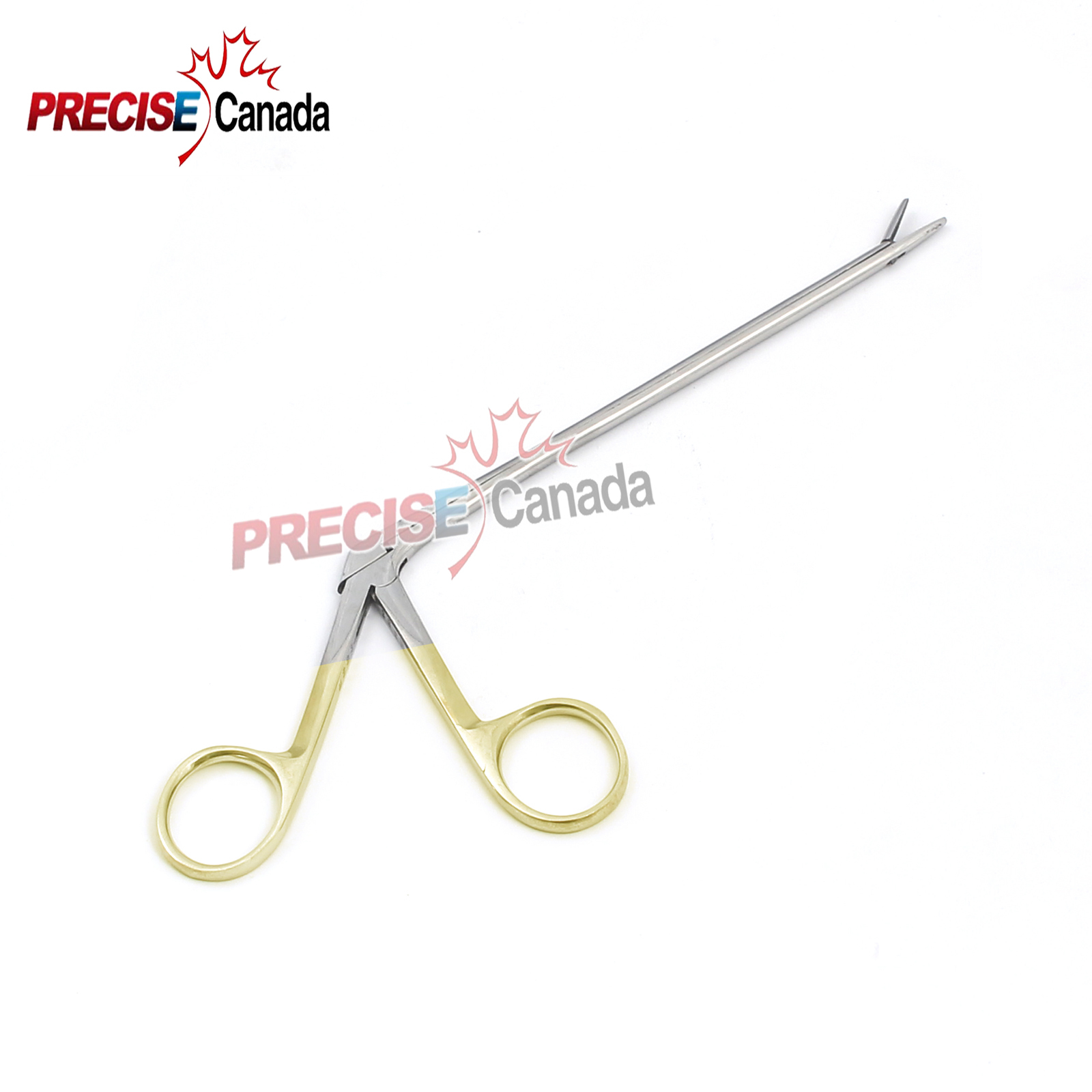 Gold Handle Autoclavable Alligator Micro Ear Forceps 3.5″ Serrated
