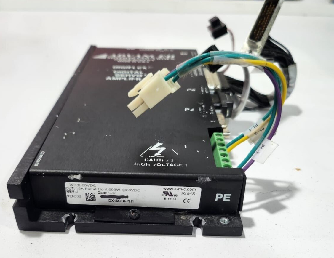 ADVANCED MOTION CONTROL DIGITAL SERVO AMPLIFIER DX15CT8-PH1