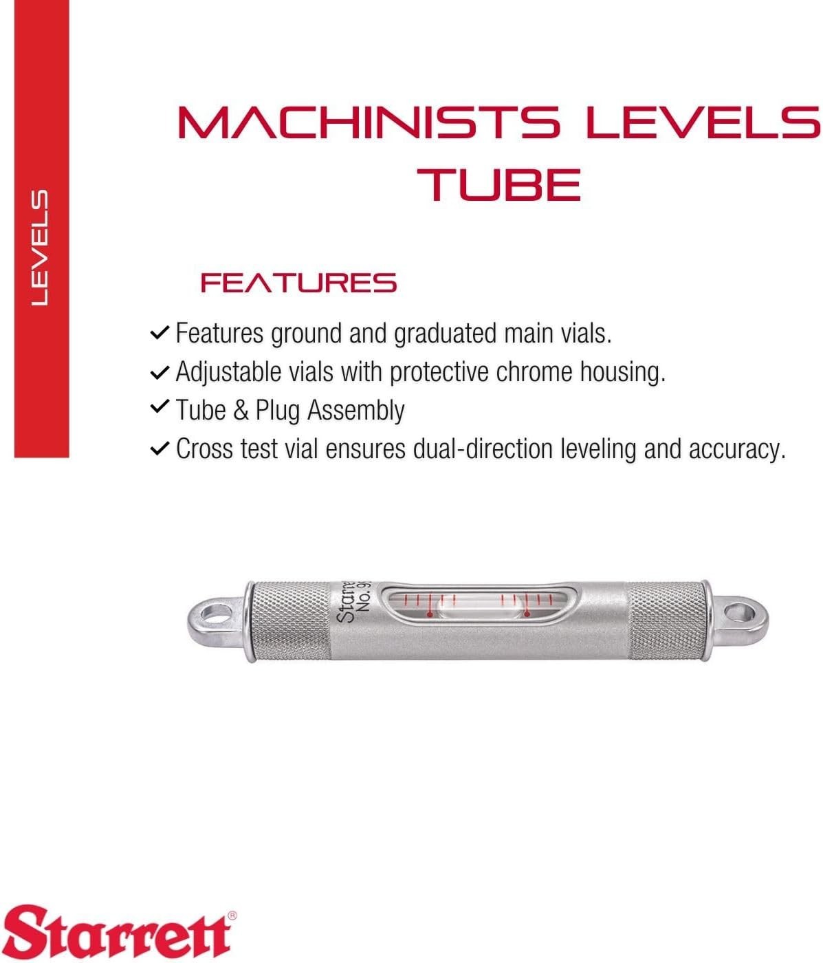 Professional-Grade 6″ Machinists Level with Cross Vial – Exact Measurements