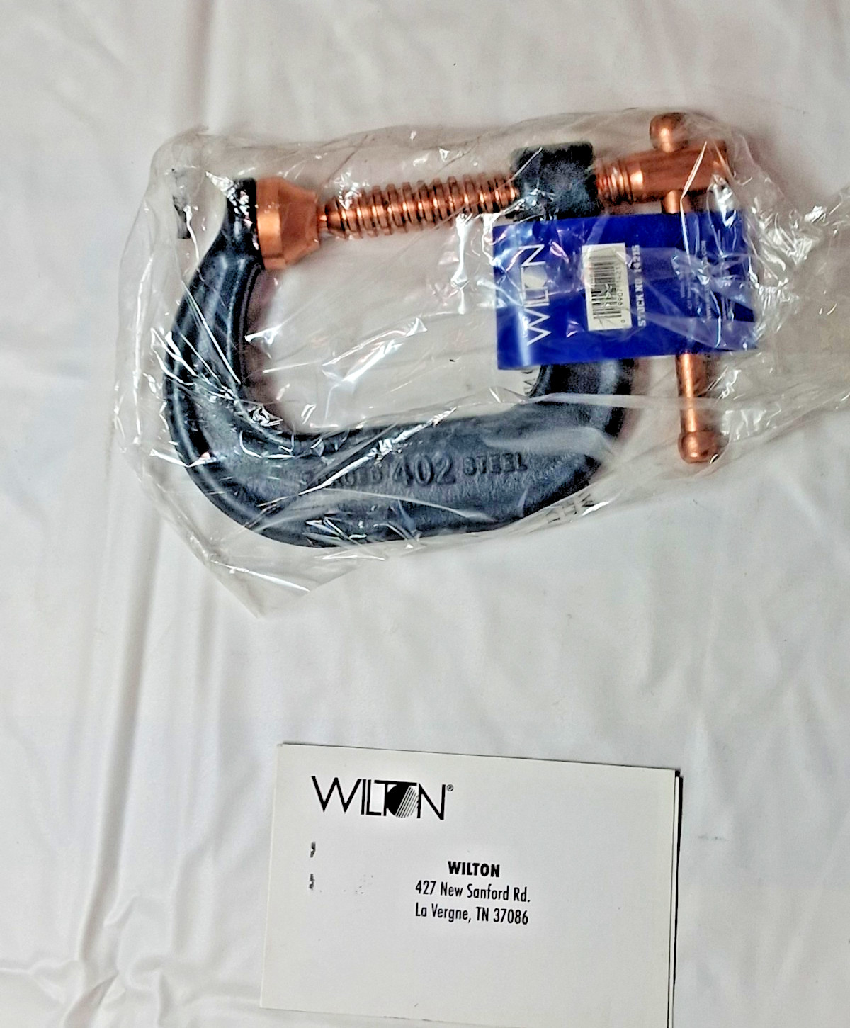 WILTON C-CLAMP 400 SERIES 2-1/8 “MO 2-5/8″TD 402-P