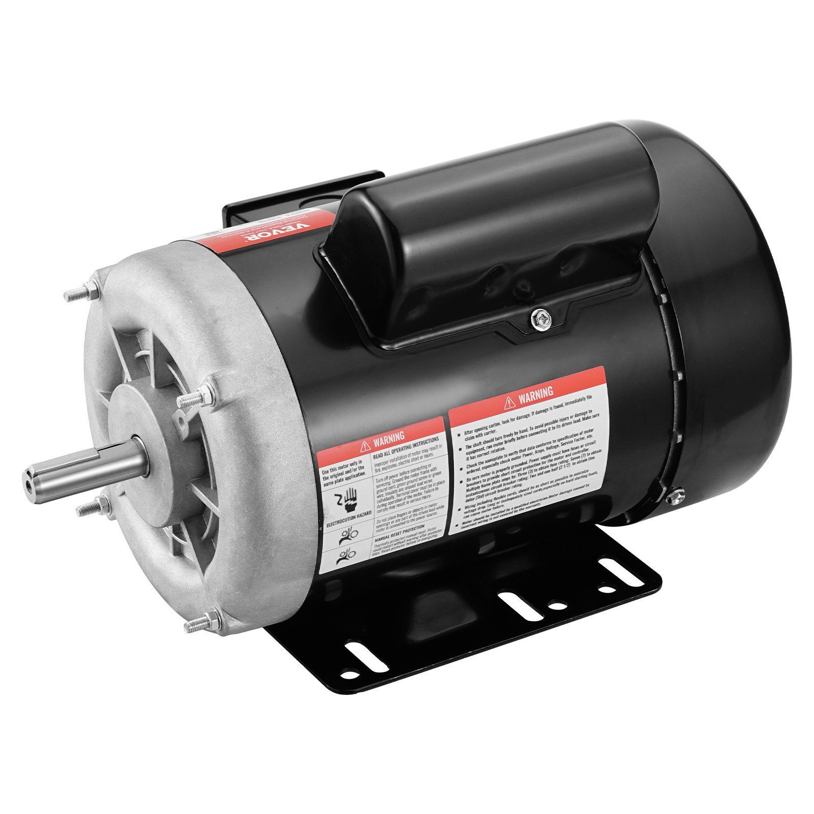 0.75HP Electric Motor 1725 RPM AC 115V/230V 56 Frame 5/8″ Keyed Shaft