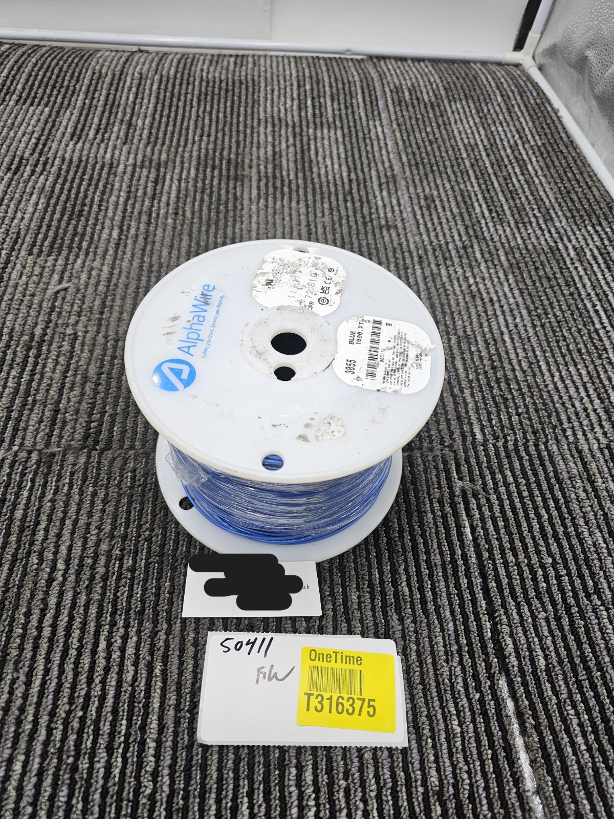 Alpha 3055 1000FT 18AWG Stranded HookUp Wire Brown PVC UL1007/1568 300V