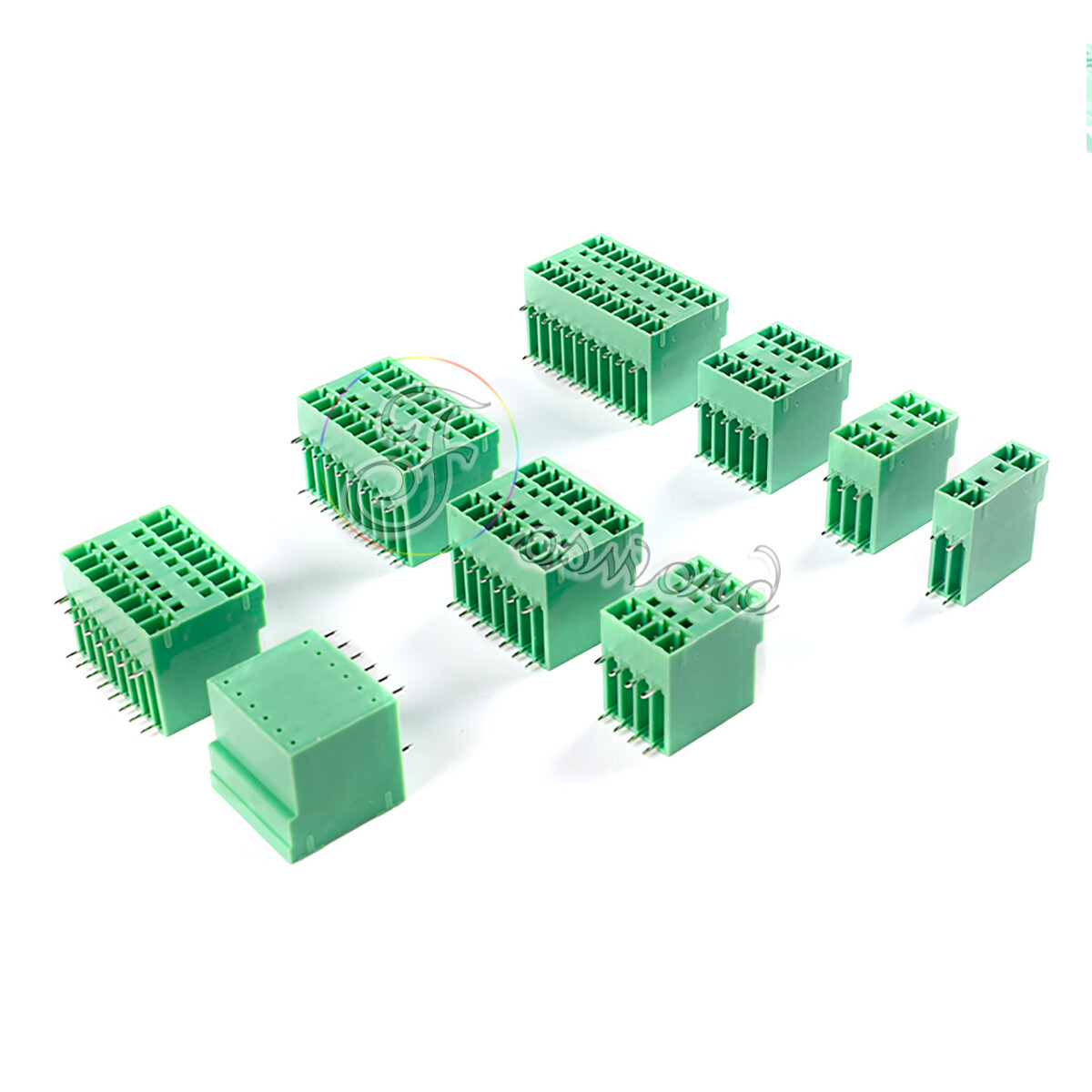PCB Terminal Block Connector 5.08mm Pitch 2 3 4 5 6 7 8 10 PIN PCB Mount Plug-in