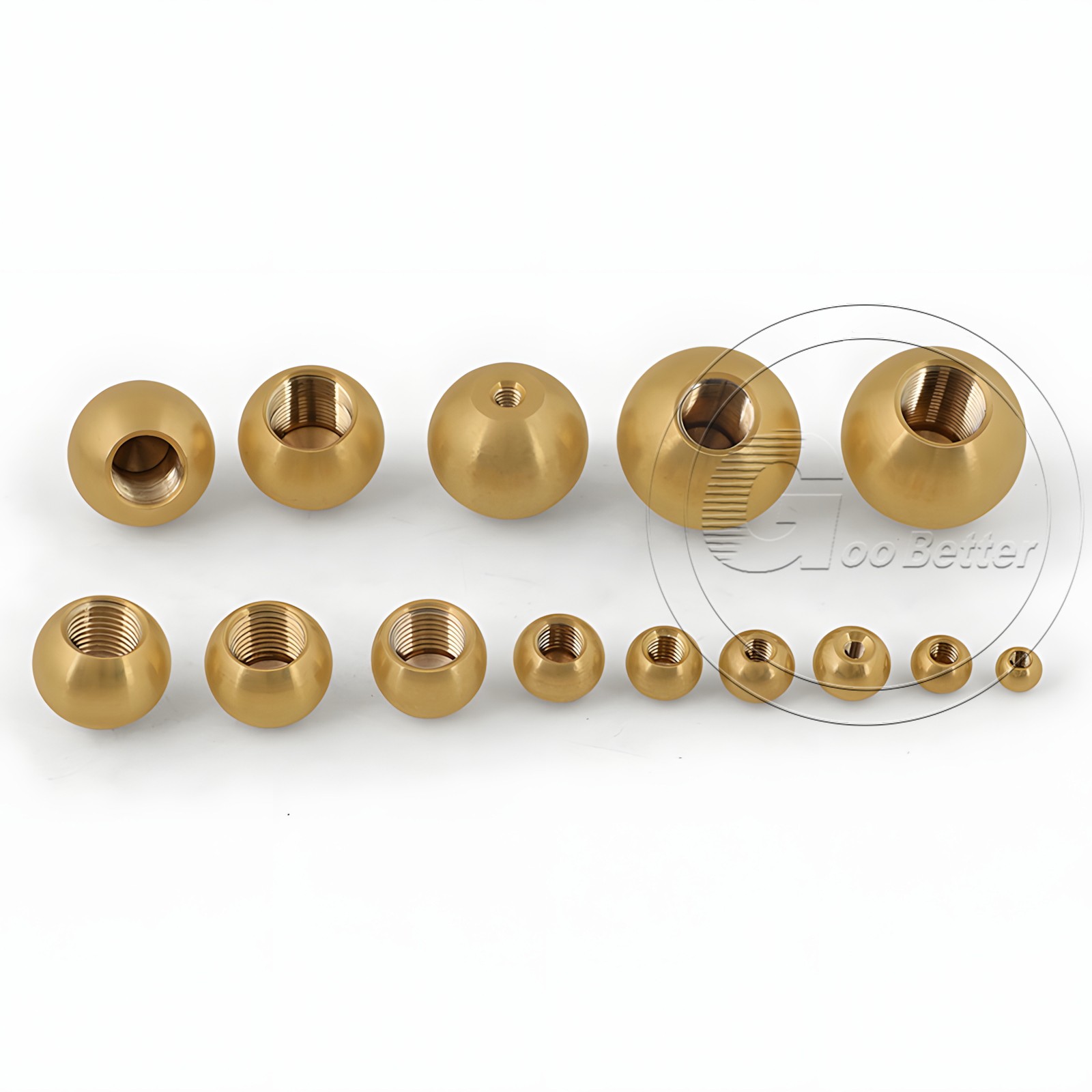 Brass Thread Ball Nut With Copper Thread Balls M3 M4 M6 M10 M12 Diameter 6-25mm