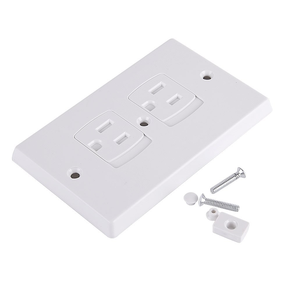 Childproof Electric Outlet Covers – Self-Closing Plugs for Baby Safety, 12 Pack